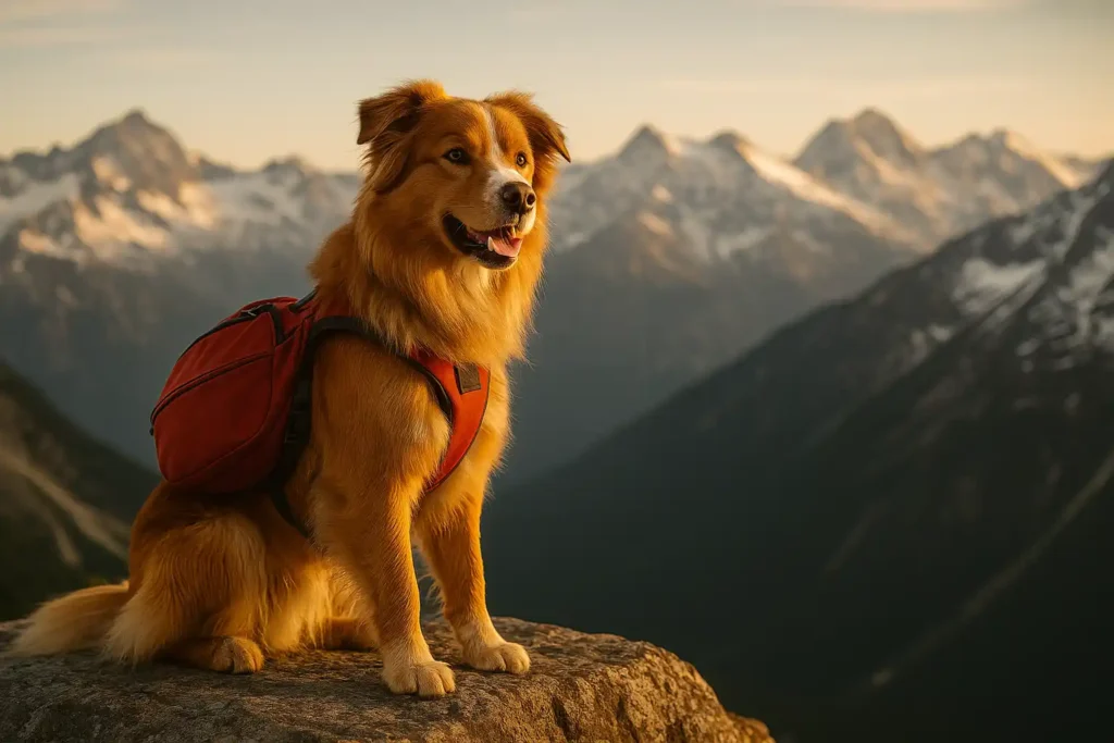 Randonnée avec chien Alpes 1