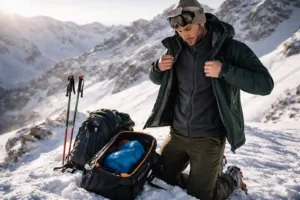 Choisir ses couches en ski : guide thermorégulation (froid, transpiration, vent)