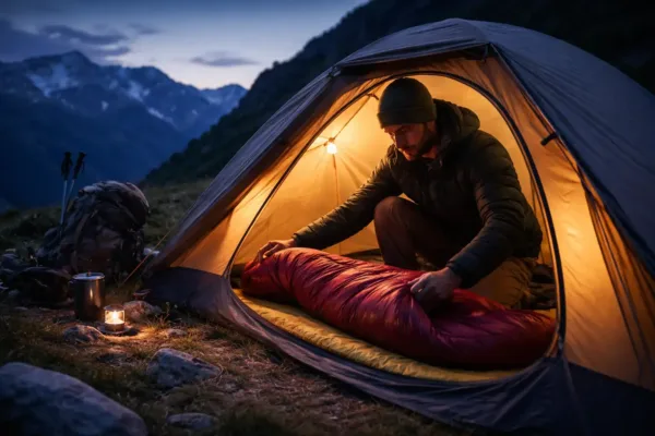 Duvet de randonnée : température confort, forme, garnissage et erreurs d&rsquo;achat