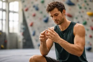 Progresser en escalade sans se blesser : guide prévention doigts/épaules