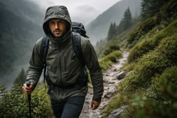 Veste imperméable randonnée : comprendre membrane, respirabilité et vraie protection pluie
