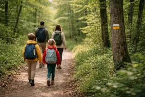 Randonnée en famille : guide anti-crise (rythme, jeux, goûters, motivation)