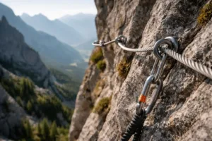 Via ferrata débutant : guide sécurité (longe, casque, vertige, météo)