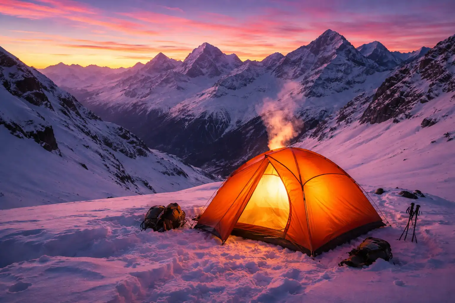 Bivouac d'hiver : vaincre le froid et l'eau gelée en 2026 — Gérer l'eau gelée : techniques et solu