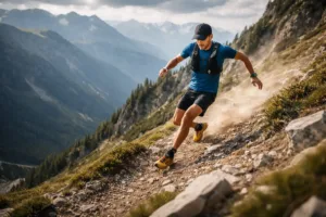 Descendre vite en trail sans détruire ses quadriceps : guide technique 2026 — illustration Aventico
