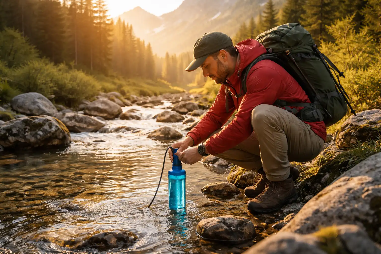 Filtrer l'eau en randonnée : filtre ou pastilles, comment choisir en 2026 — Filtre ou pastilles : quelle solution