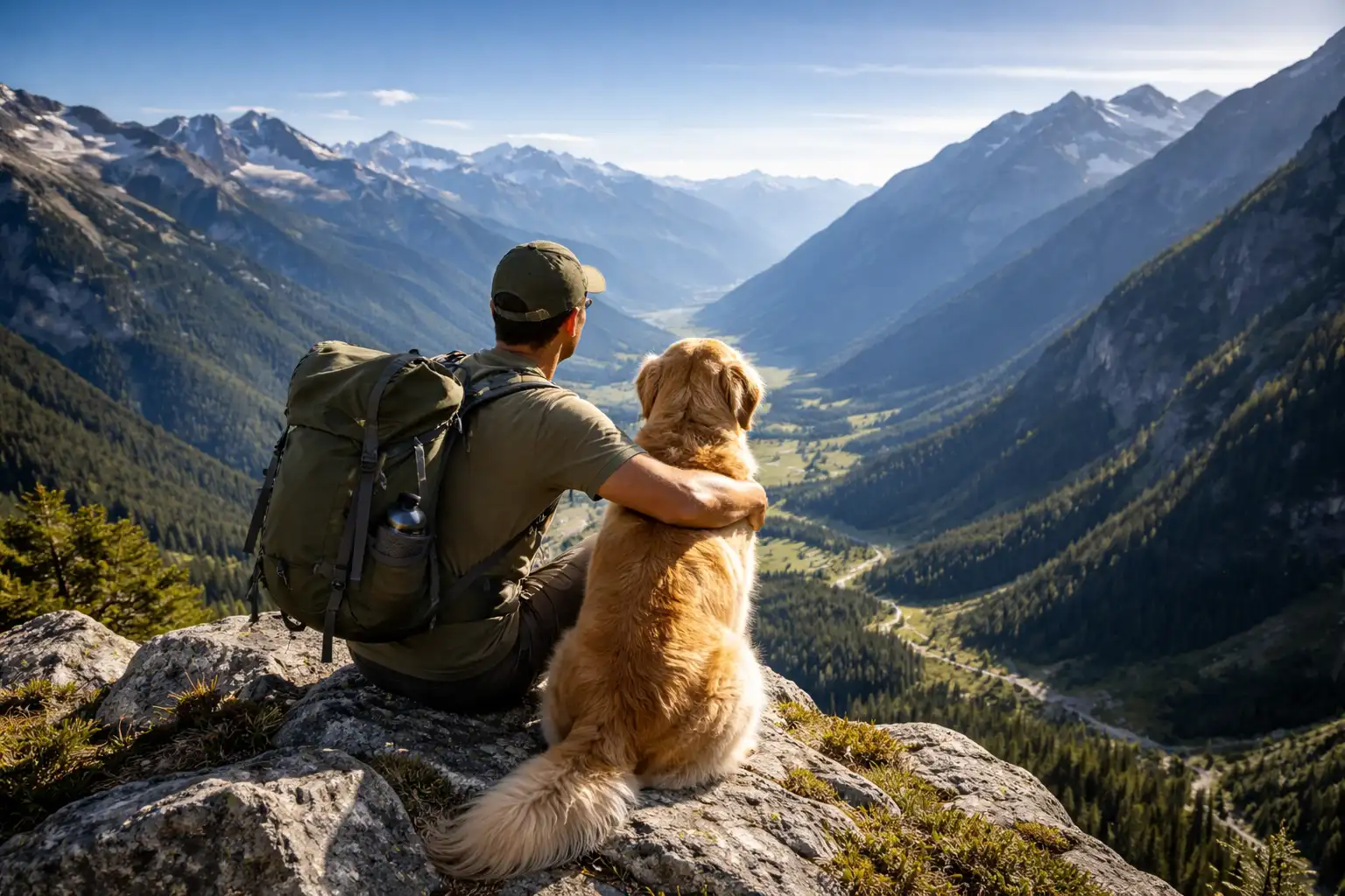 Randonnée avec chien : matériel, réglementation et patous — Gérer la rencontre avec les chiens de