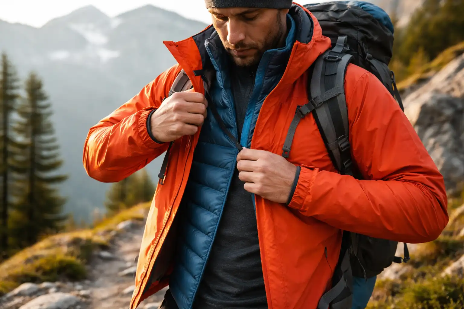 Système 3 couches randonnée : s&rsquo;habiller en montagne — Système 3 couches randonnée : s'habill