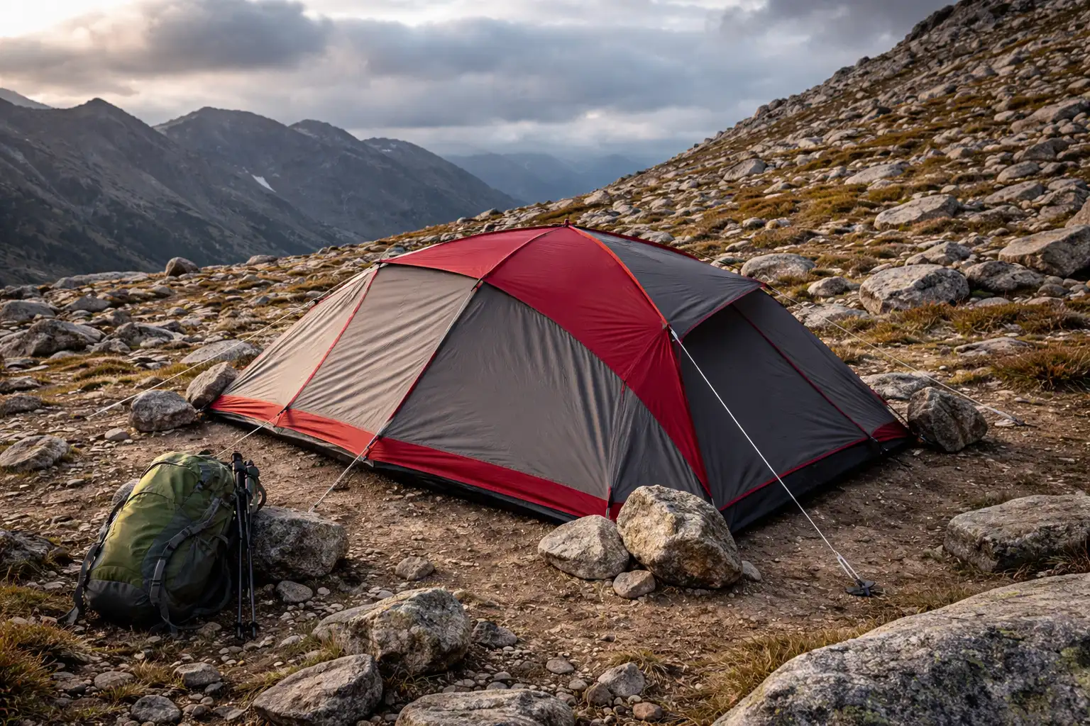 Trek dans le vent : marcher, camper et s'abriter par grand vent — Choisir et monter sa tente par grand vent